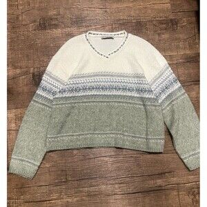 Vintage Sweater Project winter stripes sweater